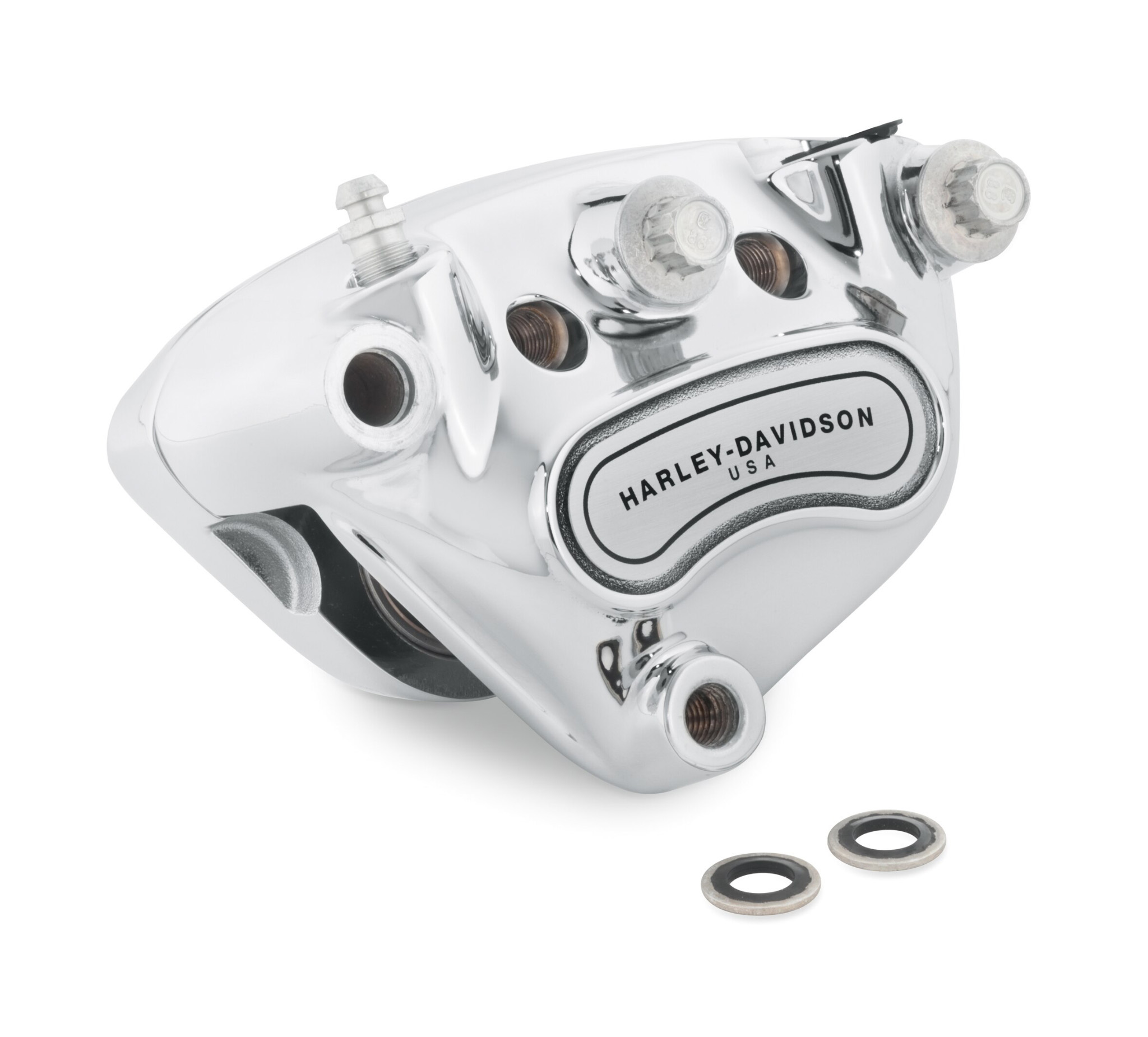 Chrome Front 4 Piston Caliper,for Harley Davidson,by V-Twin